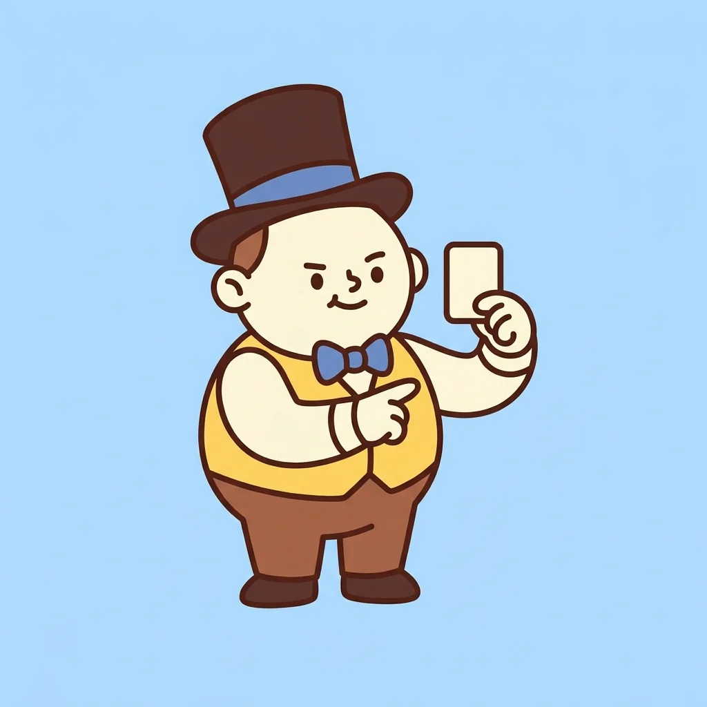 CardForge mascot demonstrating