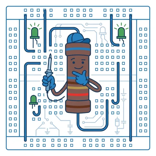 CircuitForge mascot thinking
