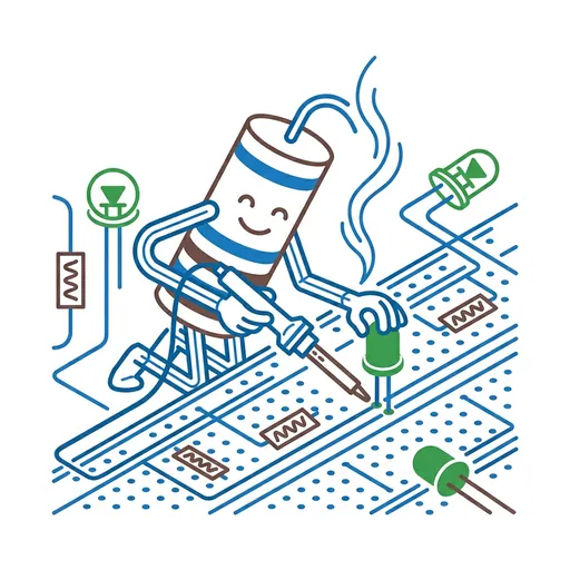 CircuitForge mascot working