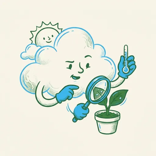 ClimateQuest mascot demonstrating