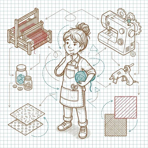CraftForge mascot thinking