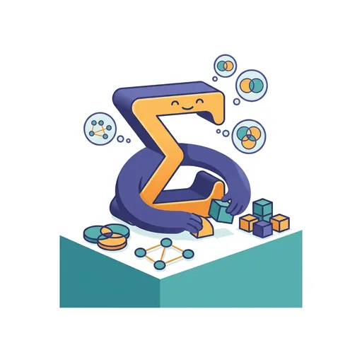 DiscreteQuest mascot working