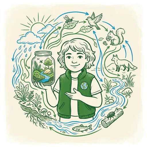 EcoSphere mascot encouraging