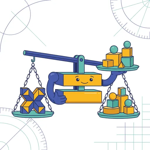 EquationQuest mascot encouraging