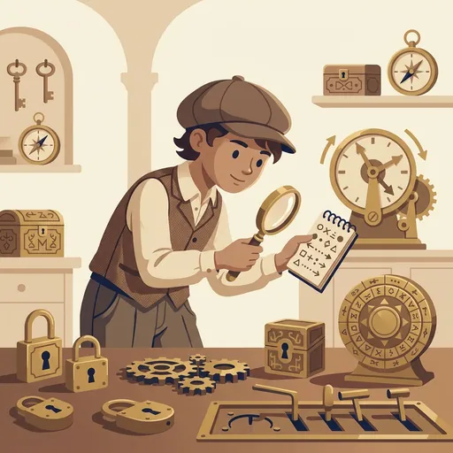 EscapeForge mascot working