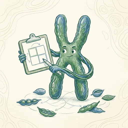 GeneForge mascot demonstrating