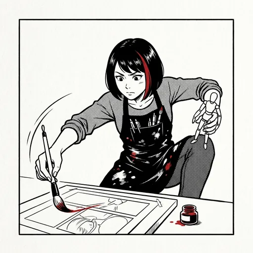 MangaForge mascot demonstrating