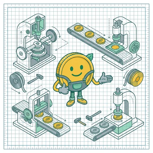 MintForge mascot encouraging