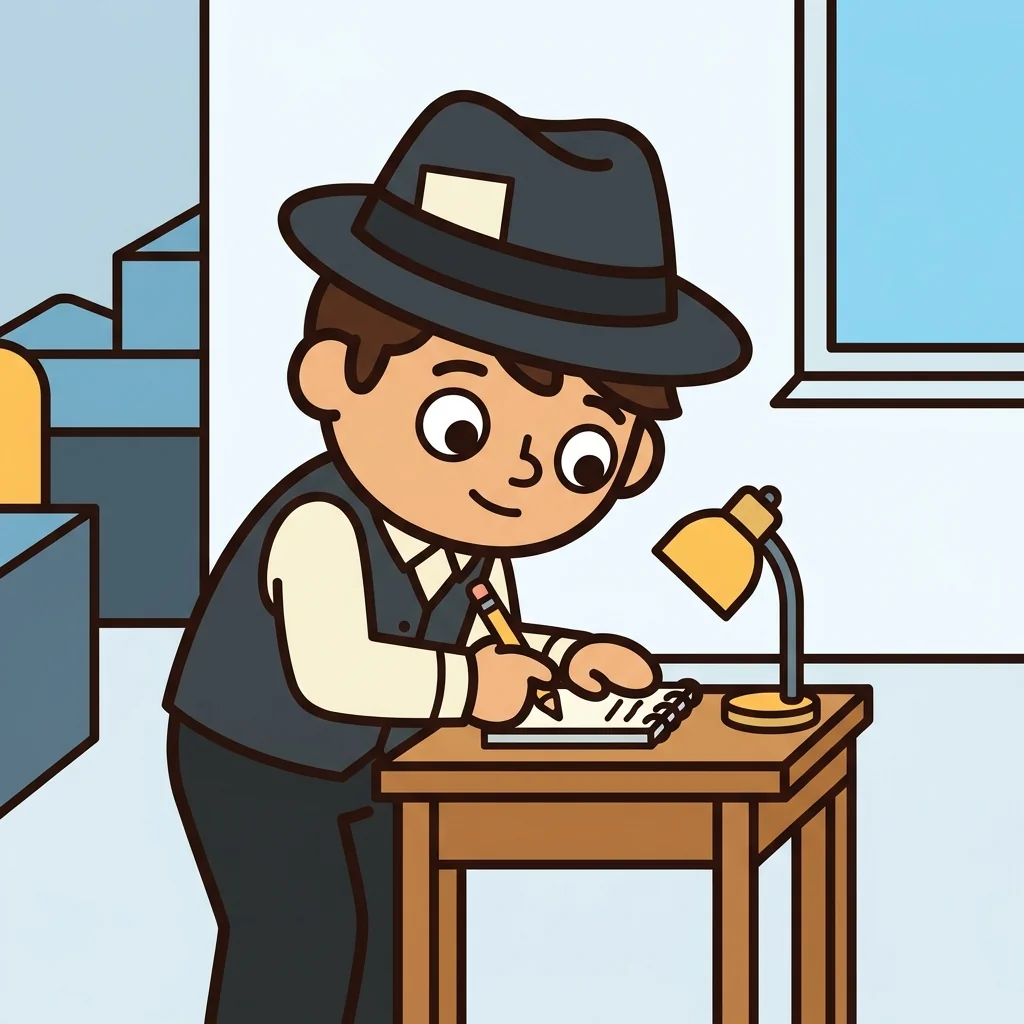 NewsForge mascot working