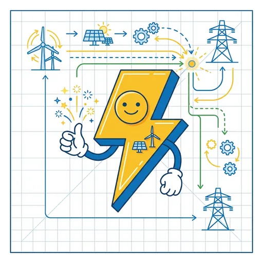 PowerForge mascot praising