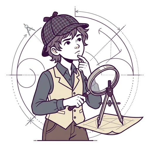 ProofQuest mascot thinking