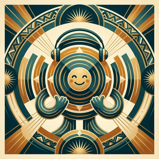 SoundSphere mascot encouraging