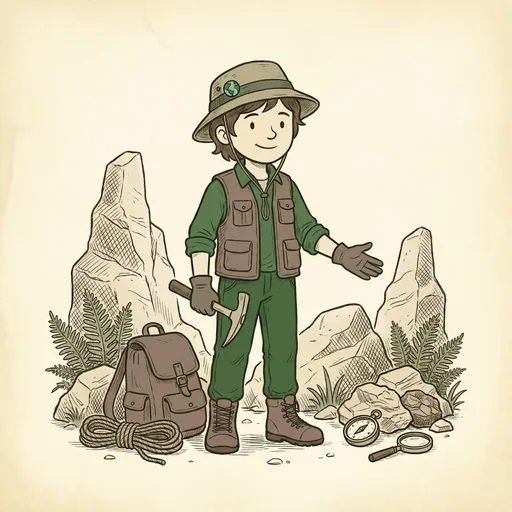 TerraVoyage mascot encouraging