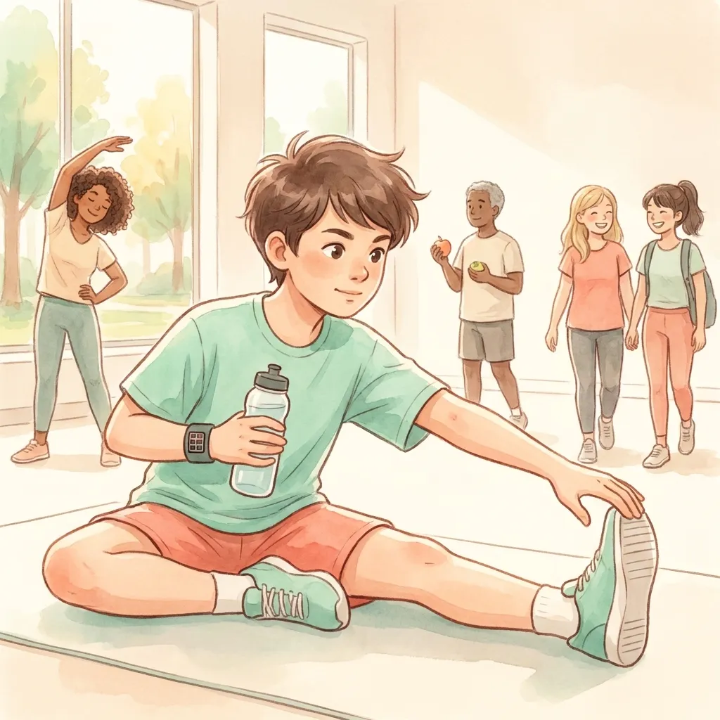 WellnessForge mascot demonstrating