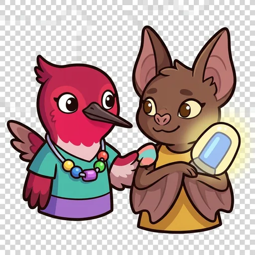 Flutter & Glimpse portrait
