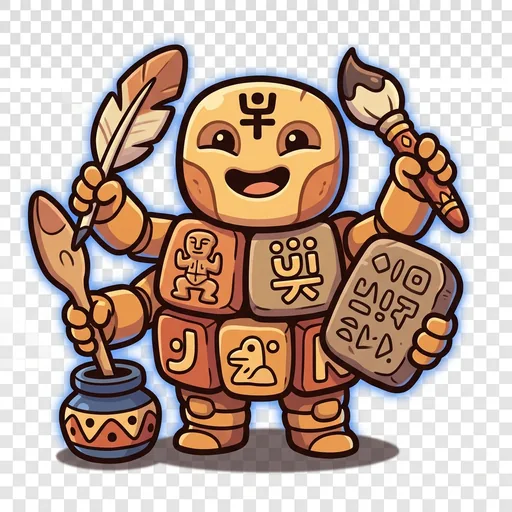 Glyph portrait