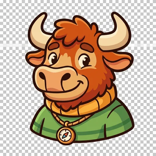 Steer portrait