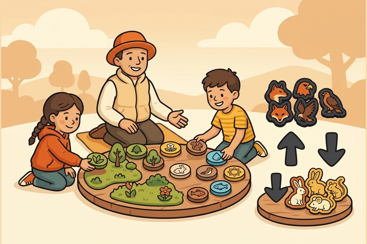 EcoSphere — a living ecosystem world of plants and animals