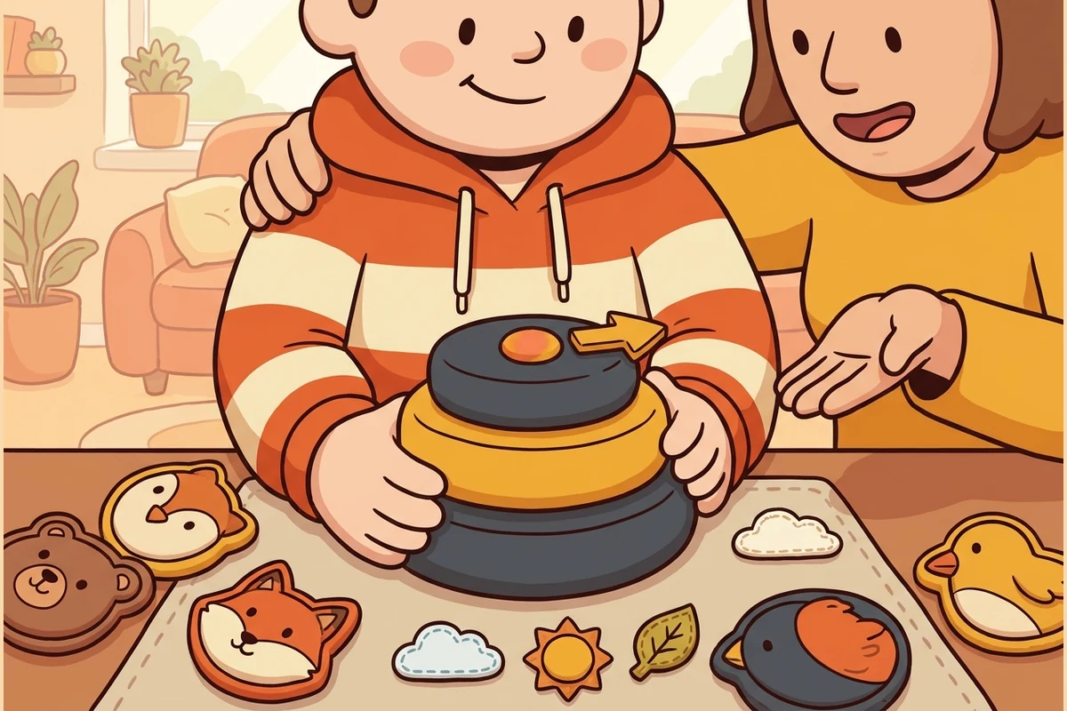 Self-check world: a child noticing their inner temperature
